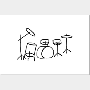 Drum Set Posters and Art